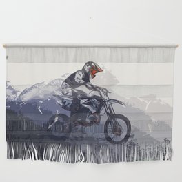Mountain Run - Motocross Racer Wall Hanging