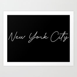 new york city Art Print