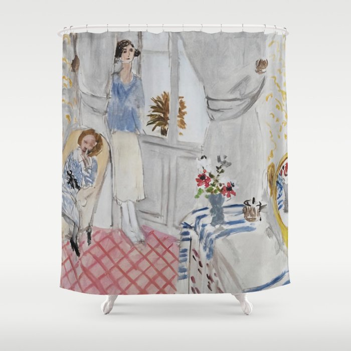 Henri Matisse - Boudoir - Exhibition Poster Shower Curtain