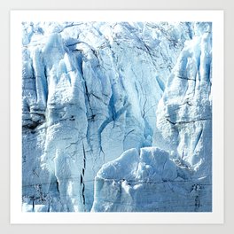 Majestic Blue Snow & Ice Alaskan Glacier Scenic Art Print | Alaskanglacier, Glacierscenic, Photo, Bluesnowglacier, Scenicglacier, Dec02, Scenicalaska, Alaskaglacier, Blueiceglacier 