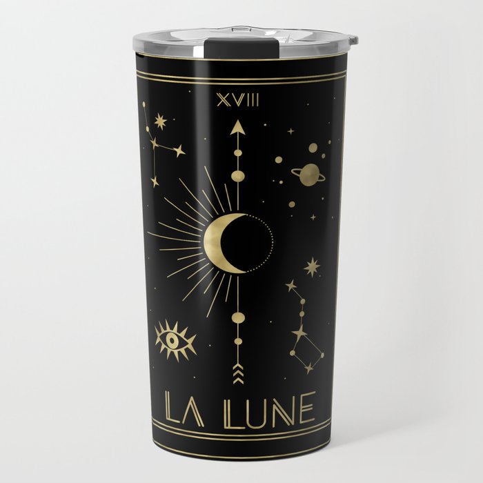 The Moon or La Lune Gold Edition Travel Mug