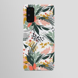 Botanical brush strokes I Android Case