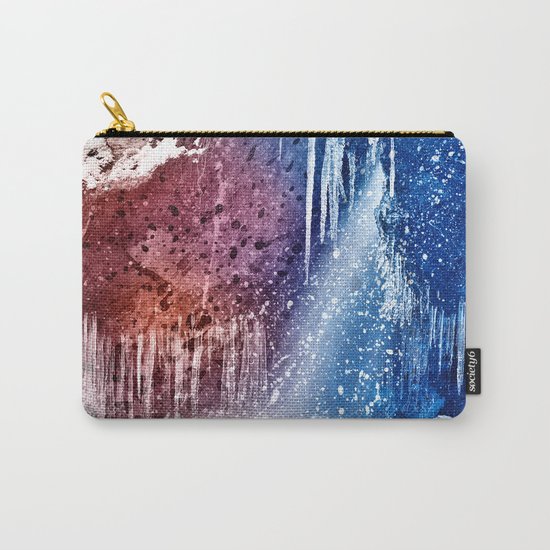 Acrylic Winter Stream Carry-All Pouch