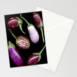 Aubergines Stationery Card