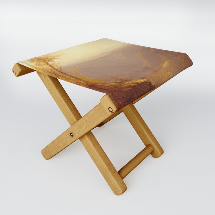 A Gorge in the Mountains (Kauterskill Clove),1862 Folding Stool