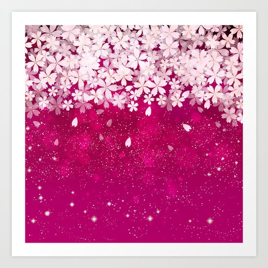 Cherry blossom #13 Art Print