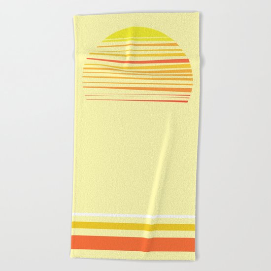 all summer long Beach Towel