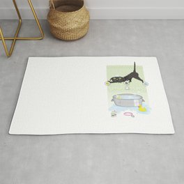 The kitty bath Rug