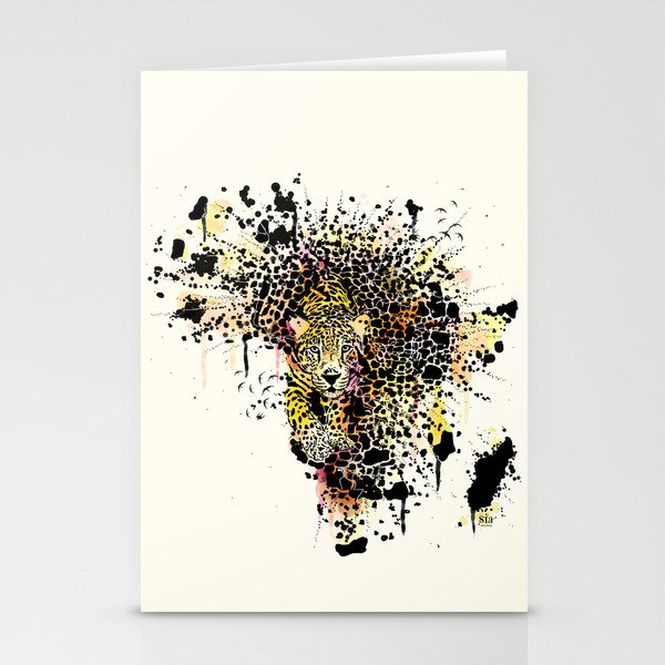 The last leopard Stationery Cards