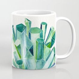 Emerald Watercolor Coffee Mug