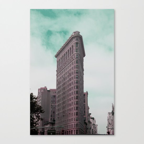 Broadway Corner New York City Canvas Print
