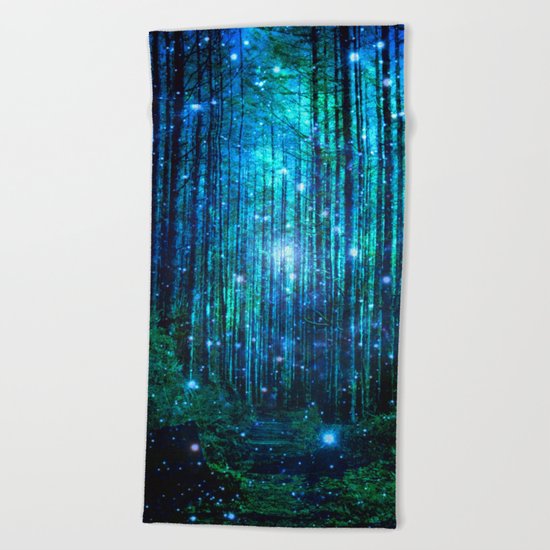 magical path Beach Towel