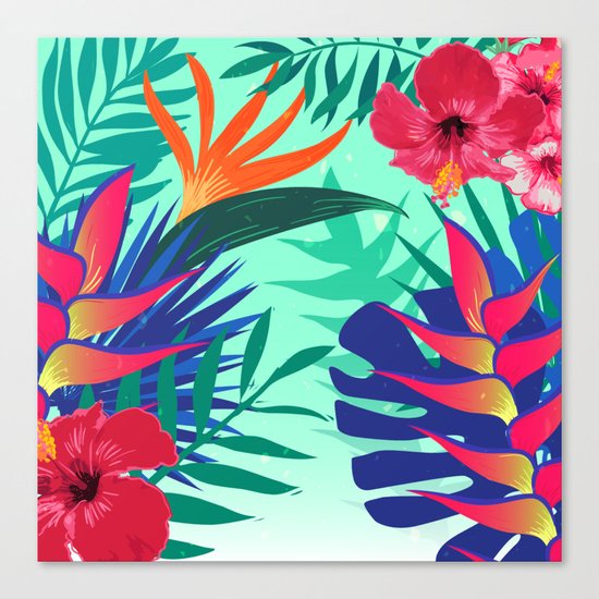 Tropical Pattern 6 Canvas Print