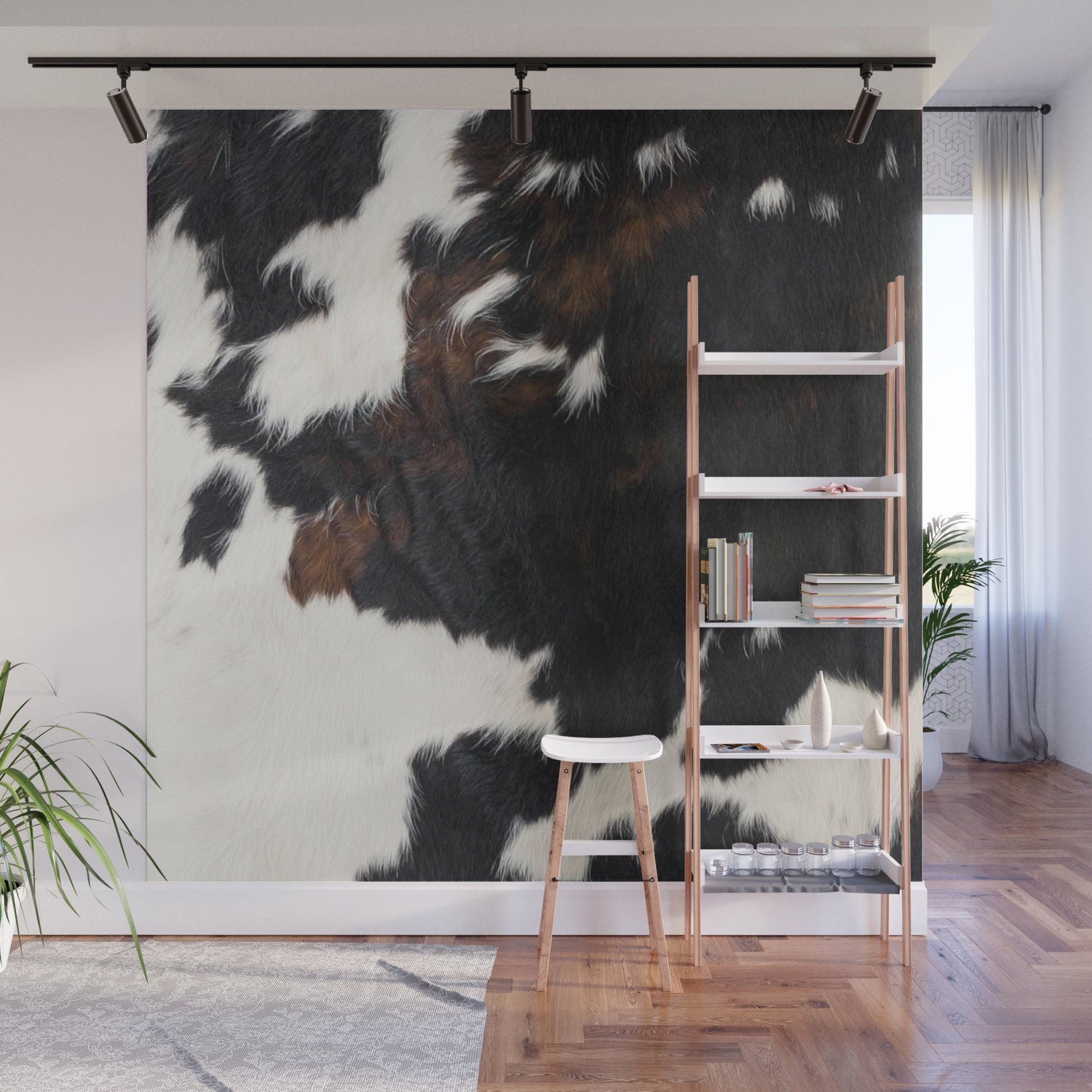 Cowhide Farmhouse Decor Wall Mural By Cadinera Society6
