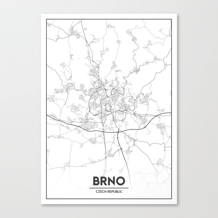 City map Brno Czech Republic pdf