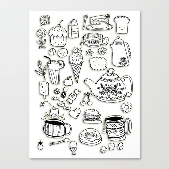 Forever Tea Time 2 Canvas Print