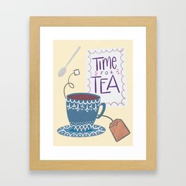 Time for Tea Framed Art Print