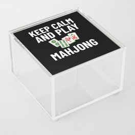 Mahjong Game Mah Jongg Online Player Tile Acrylic Box