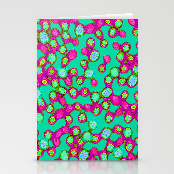 Abstract Strawberry Stationery Cards