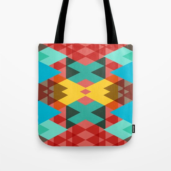 Geometric Crazy 3D Tote Bag