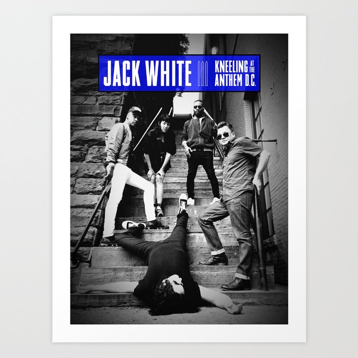 jack white tour katrin20 Art Print