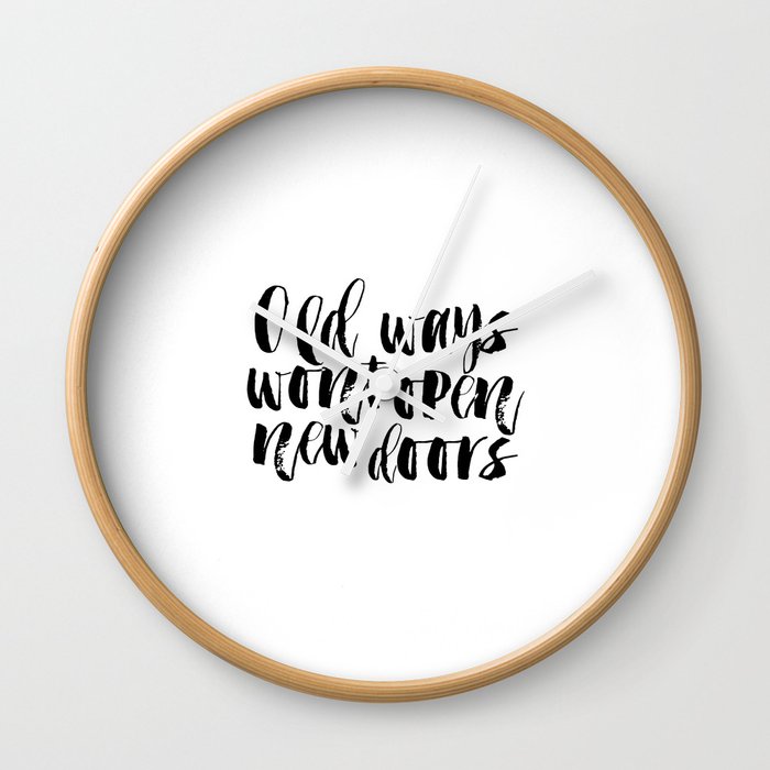 Motivational Quotes Positive Inspiration Positive Poster Dorm Room Inspirational Quotes Printable Wall Clock By Milos955 Society6