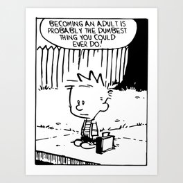 Hobbes Art Prints Society6