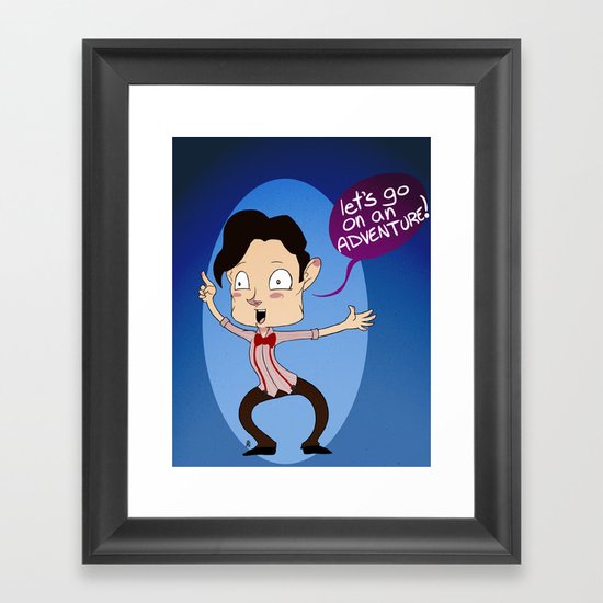 Let's Go On An Adventure! Framed Art Print