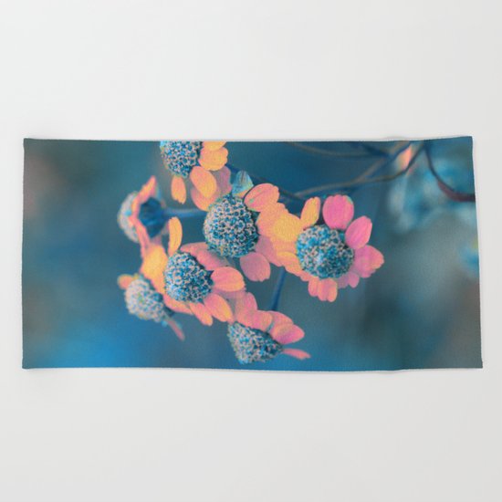 Softly flowers(2) Beach Towel