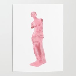 Bright Pink Venus Poster