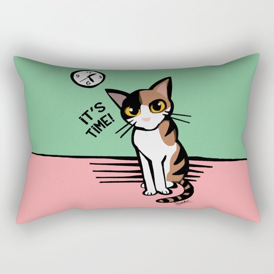 It's time Rectangular Pillow