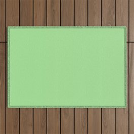 Apple Green Classic Solid Color Outdoor Rug