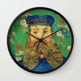 Portrait of Joseph Roulin by Vincent Van Gogh, 1889 Wall Clock
