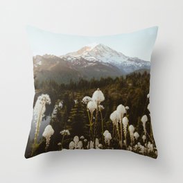Mount Rainier NP Throw Pillow