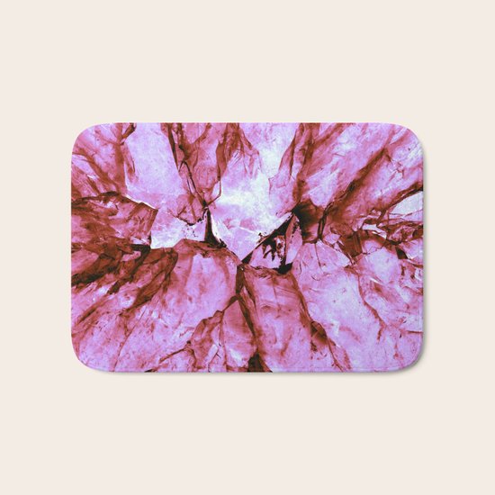 Pink Crystals Bath Mat