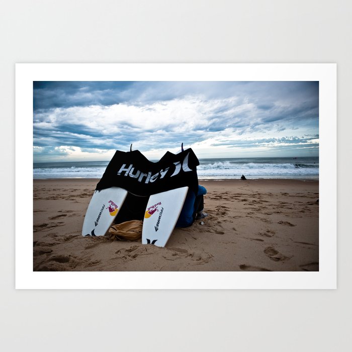 Hurley in Hossegor, France, World Tour of Surf Art Print