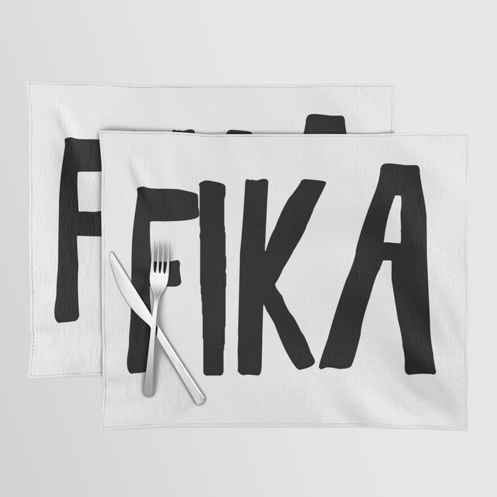 Fika Sweden Swedish Coffee Break Placemat