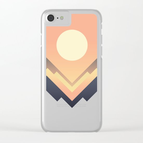 The Sun Rises Clear iPhone Case