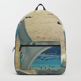 La Concha . Donosti beach Backpack