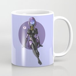Tali Zorah from Mass Effect - Cute pinup Coffee Mug