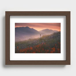 Wildflowers Recessed Framed Print