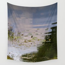 Impressionist Florida Lake View Wall Tapestry