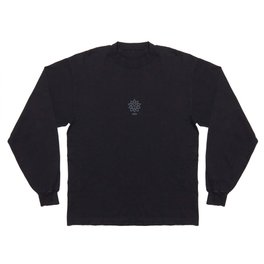 Ensign Blue navy solid color. Classic plain pattern  Long Sleeve T-shirt