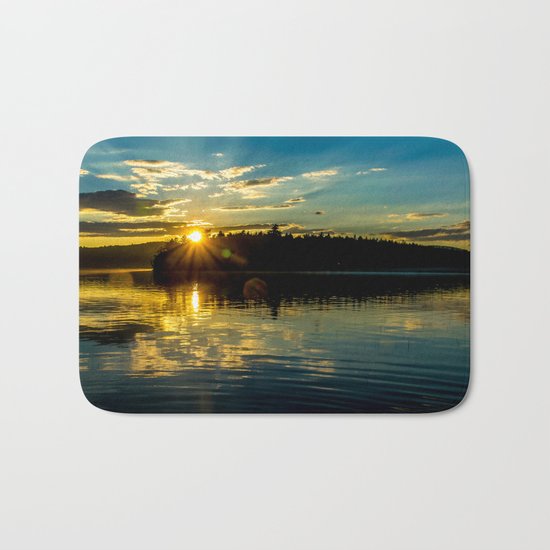 Golden Sunset Bath Mat