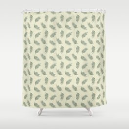 tropical pattern Shower Curtain