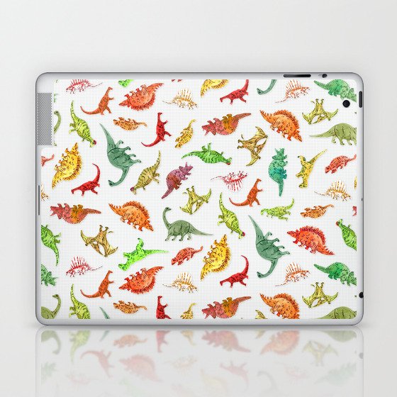 Dinosaur Party Pattern Laptop & iPad Skin