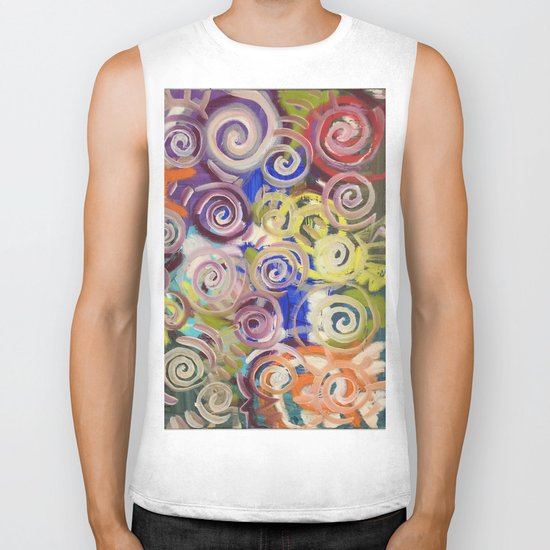 Pecson Tribal Biker Tank