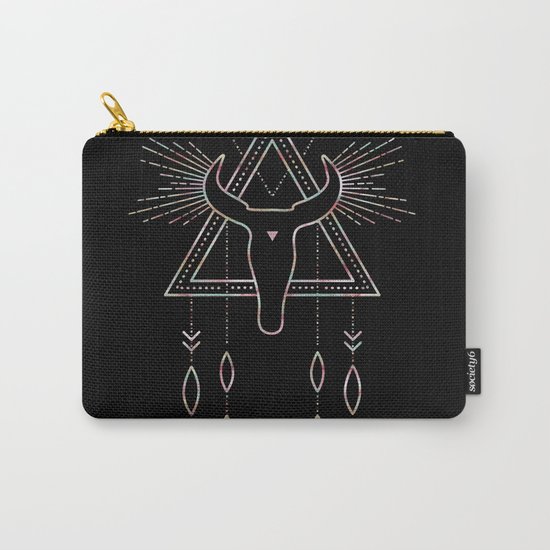 Mandala Tribal Bull Carry-All Pouch