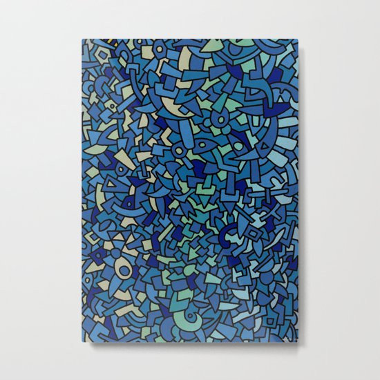 - abyssal dance - Metal Print