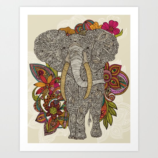 Walking in paradise Art Print